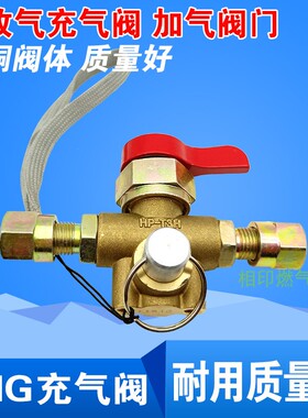 CNG汽车天然气充气阀 加气阀门开关T3H天然气加气开关黄铜