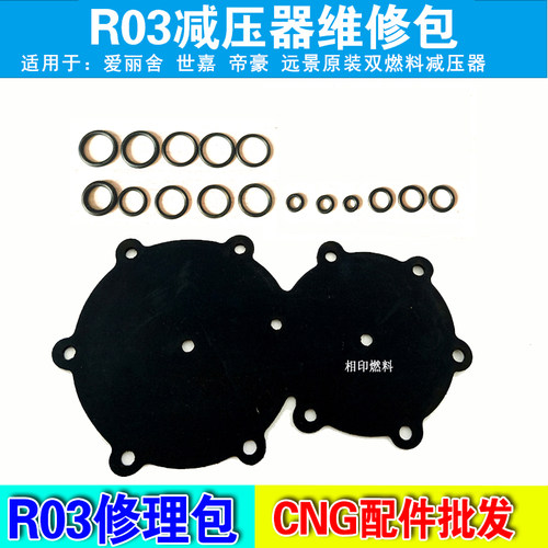 CNG燃气配件 爱丽舍NT401减压器漏气修理包 膜片 密封垫圈过滤棉 - 封面