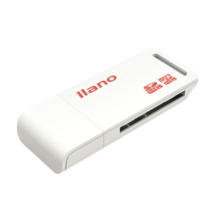 绿巨能读卡器迷你sd卡tf手机电脑内存储卡适用单反相机行车记录仪多功能二合一车载转U盘otgUSB2.0高速读取