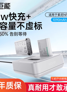 绿巨能NP-BX1相机电池PD18W双口快充索尼zv1 RX100黑卡RX1R HX50 WX350 M6 M5 M4 M3 M2 CX240E HX900配件