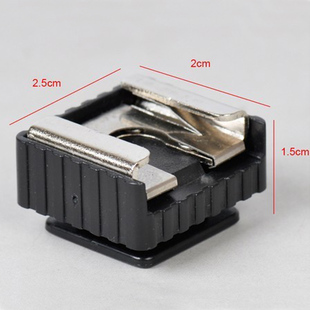 转接头 闪光灯热靴插座 6闪光灯底座 支架热靴座1 4镙口 灯座