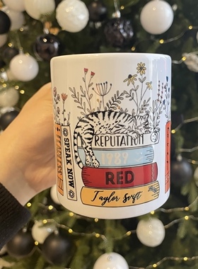 Taylor Swift马克杯 泰勒斯威夫特周边水杯 霉霉同款咖啡杯taylor