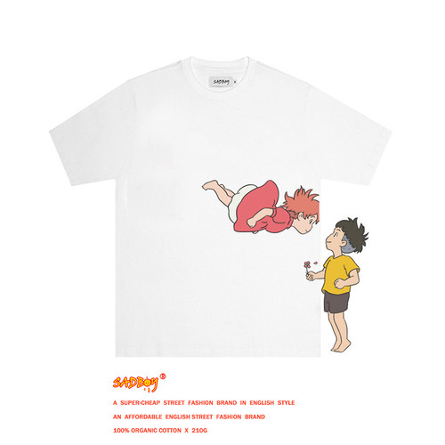SADBOYT恤悬崖上的姬波妞宗介