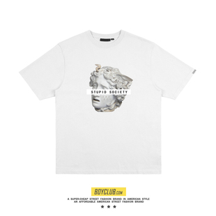 情侣T恤 发布2021Sadboy石膏头像纯棉短袖 SadBoy美式 潮牌早春新款