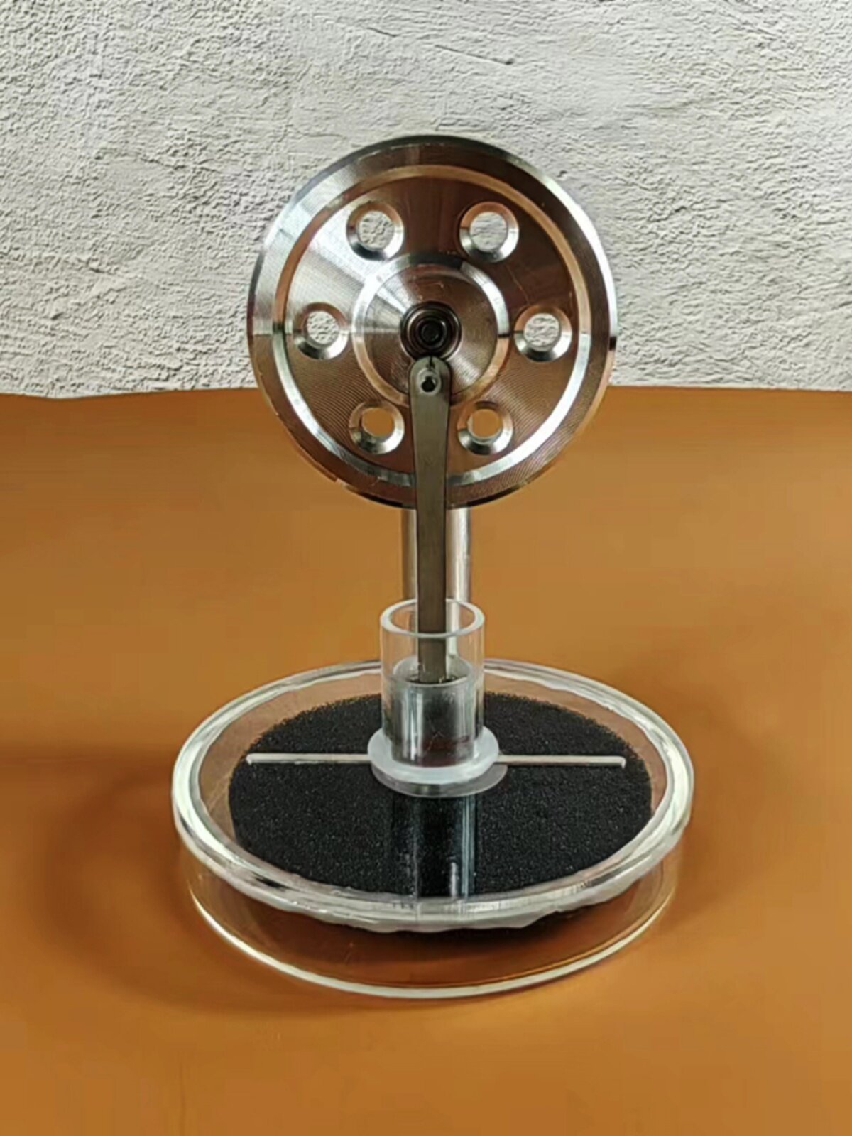 神冰低温差斯特林发动机模型蒸汽动力物理实验新奇特玩具生日礼品 - 实物图