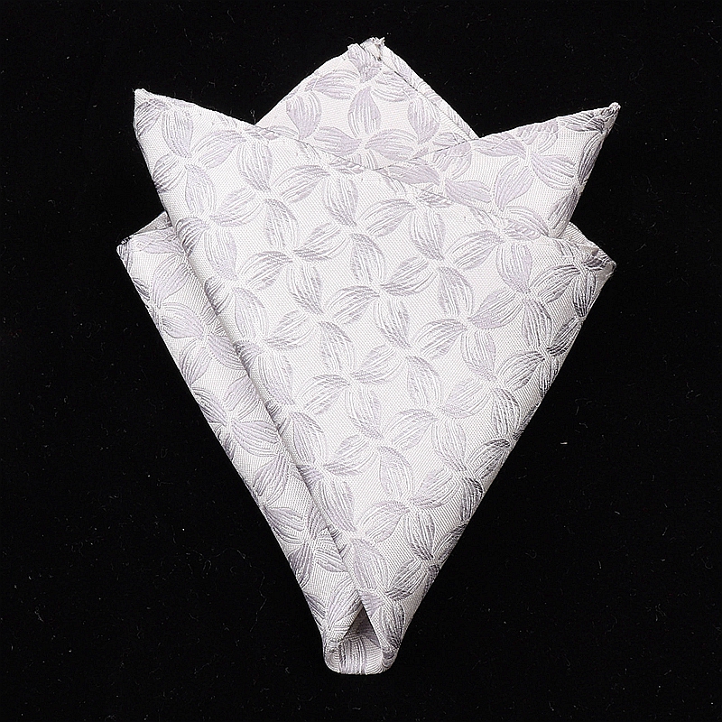 高端真丝提花桑蚕丝西装口袋巾