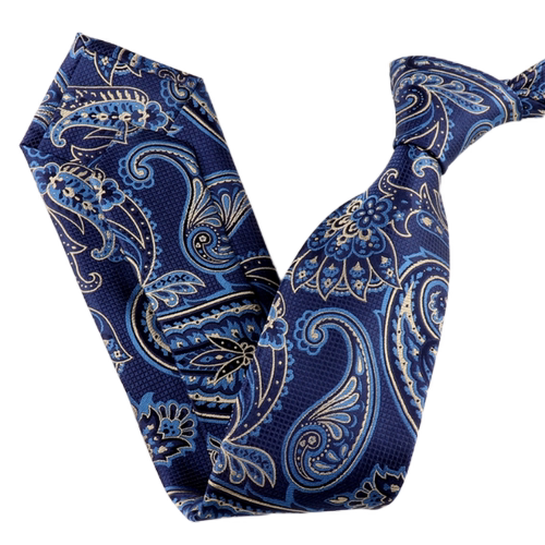 尖货提花真丝商务时髦七折领带