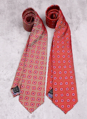 意式那不勒斯七折真丝领带蚕丝纯手工卷边无衬飘逸SOLAR卡其橙色