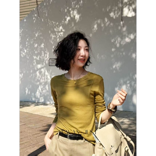 不晚BUWANJUST 【轻氧无拘】早春款天丝羊毛双纱结构感上衣B1105