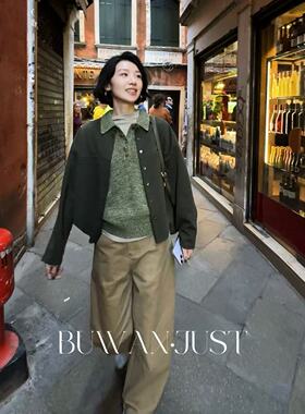 不晚BUWANJUST【不凡】 高品定制结构感卫衣外套 B802