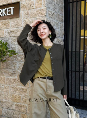 不晚BUWANJUST【不凡】 高品定制结构感卫衣外套 B802