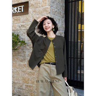 B802 高品定制结构感卫衣外套 不晚BUWANJUST 不凡