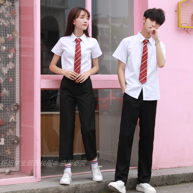 2021年韩版校服秋季新款学生装班服高中长袖裤子制服套装学院风