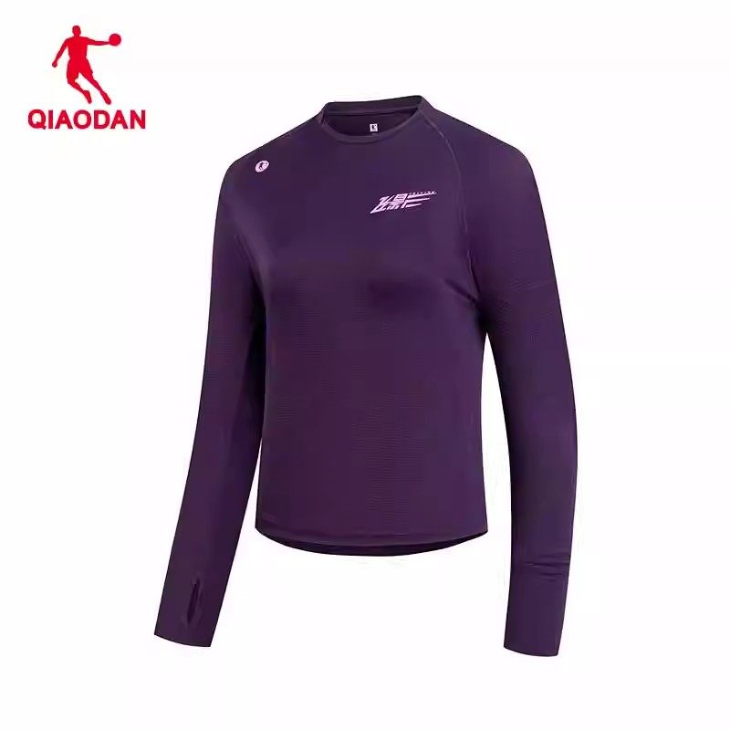 乔丹长袖T恤女2025夏季新款圆领速干透气跑步健身上衣打底衫上衣,运动服/休闲服装,运动T恤,淘宝优惠券,粉丝福利购,淘宝优惠卷