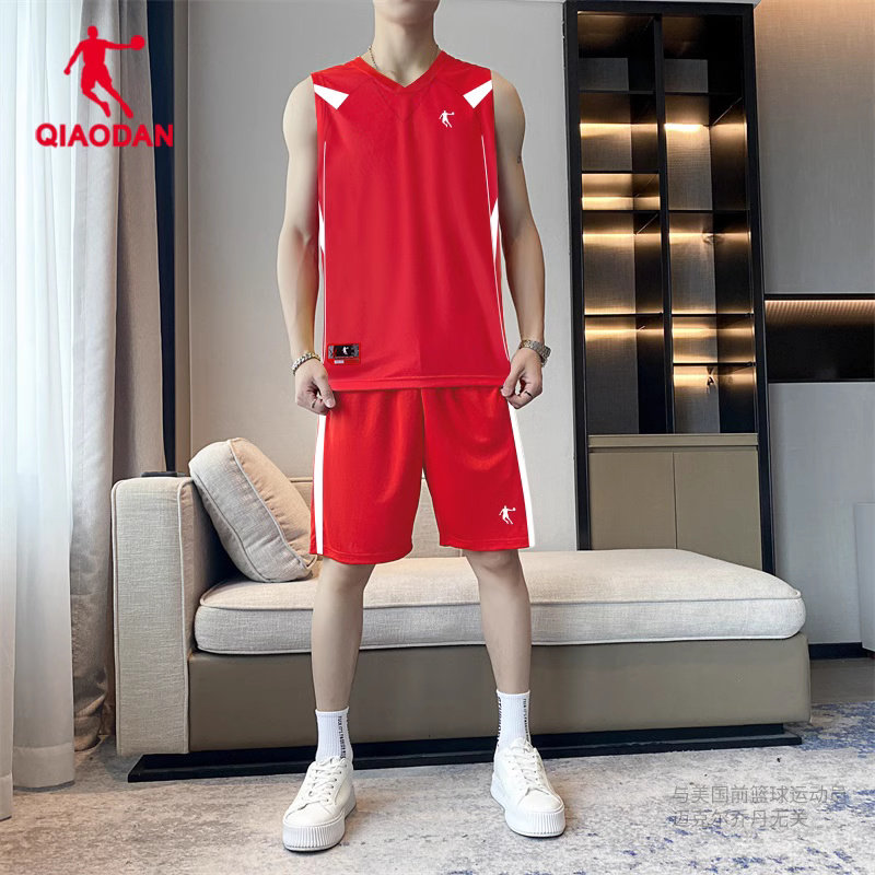 乔丹篮球服男套装定制比赛球服透气青少年印号印字体育队服球衣男
