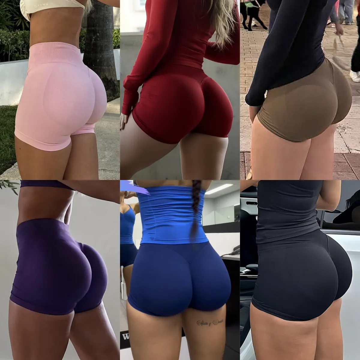 蜜桃臀王dyf无缝健身瑜伽短裤女三分裤高腰提臀紧身速干运动跑步,运动服/休闲服装,健身裤,淘宝优惠券,粉丝福利购,淘宝优惠卷