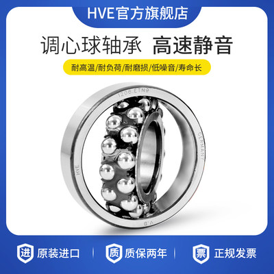 德国hve不锈钢进口调心球轴承S2208 S2209 S2210 2RS 440 P4 P5