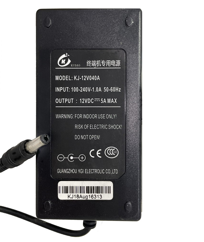 酷道12VDC5A MAX终端机专用电源KJ-12V40A
