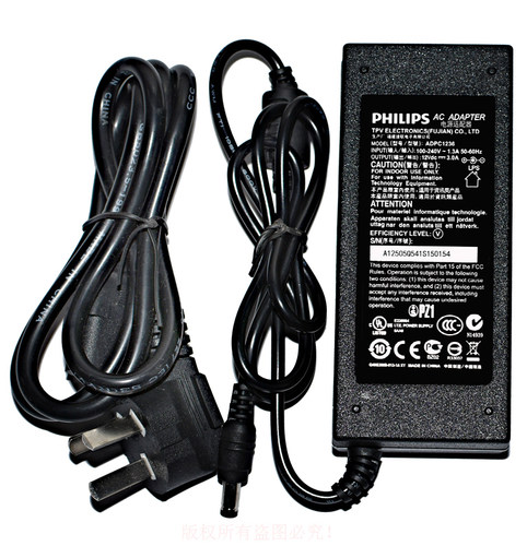 原装PHILIPS飞利浦显示器 12Vdc3.0A（3.75）电源适配器 ADPC1236