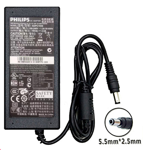 全新PHILIPS飞利浦19V2.0A电.源适配器(ADPC1938EX)型号ADPC1936
