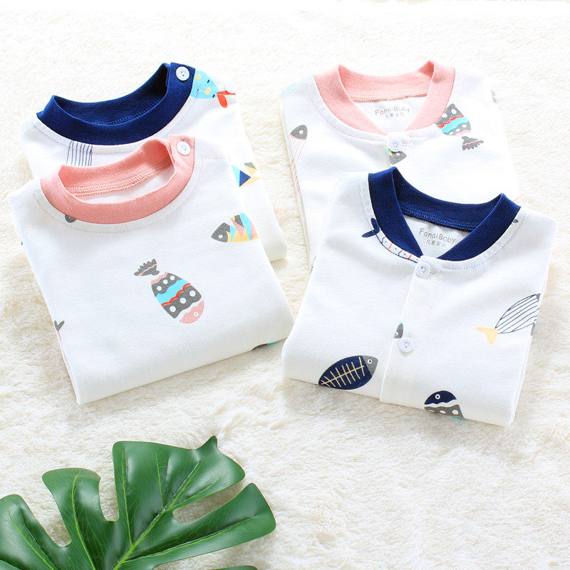 凡爱宝贝婴儿纯棉长袖对襟套装幼儿肩扣套儿童内衣秋衣秋裤棉毛衫,童装/婴儿装/亲子装,内衣套装,淘宝优惠券,粉丝福利购,淘宝优惠卷