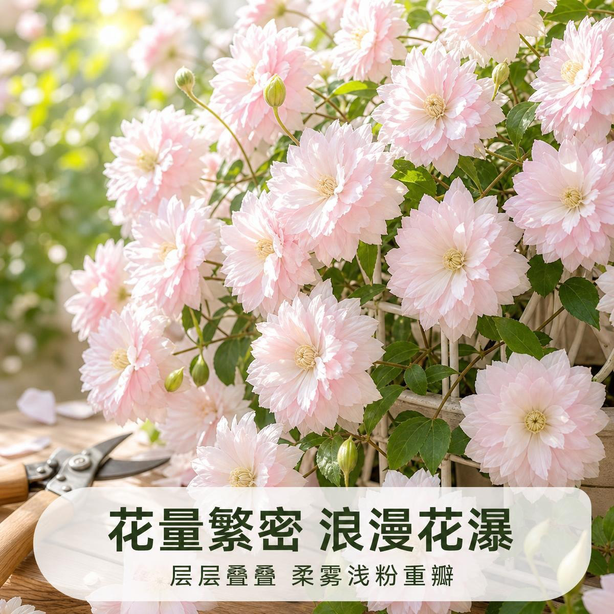 铁线莲春姬精品藤本爬藤花卉庭院阳台盆栽观花植物花苗花园绿植苗