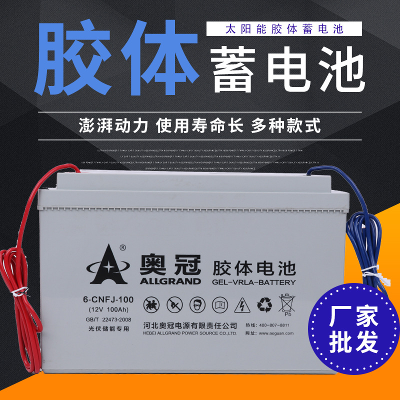 奥冠胶体引线蓄电池12v65Ah/...