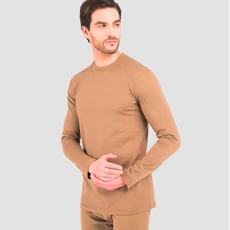 瑕疵秋冬男外贸速干保暖户外抓绒弹性功能内衣战术打底上衣加大码