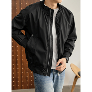 LUUD 运动风户外多功能防风棒球夹克男铆钉斜插袋休闲立领外套潮