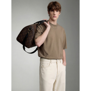 男夏季 LUUD T恤衫 老钱风水洗纯色套头短袖 精梳棉凉感圆领上衣 美式