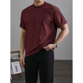 通勤男生法式 LUUD 夏装 T恤衫 体恤透气舒爽上衣 精梳棉凉感冰爽短袖