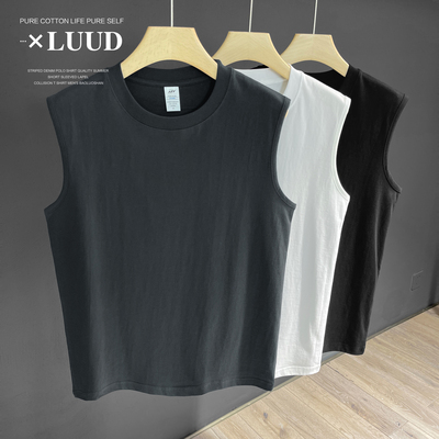 100纯棉亲肤舒适百搭圆领背心