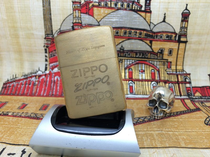 原装 1986年全新纯铜纪念底刻三代经典标防风打火机 ZIPPO