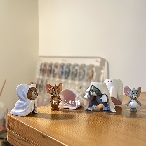 动漫猫和老鼠迷你小号手办摆件