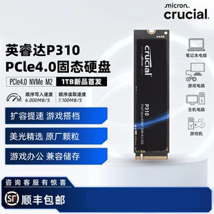 CRUCIAL/英睿达P3plus P310 拯救者枪神魔霸天选机械革命固态硬盘