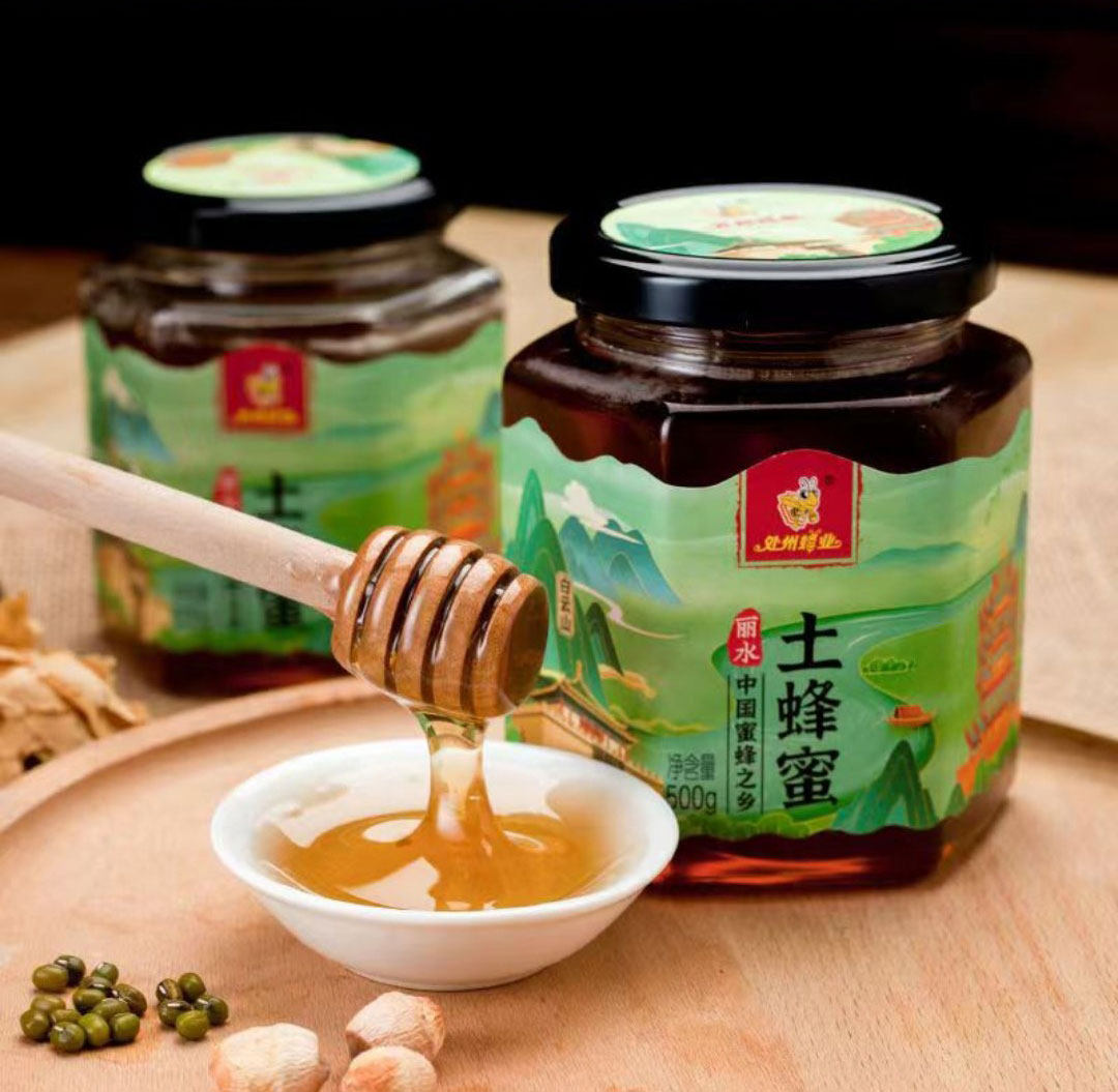 处州蜂蜜纯正天然木桶土蜂蜜农家自产正宗峰蜜孕妇百花原蜜