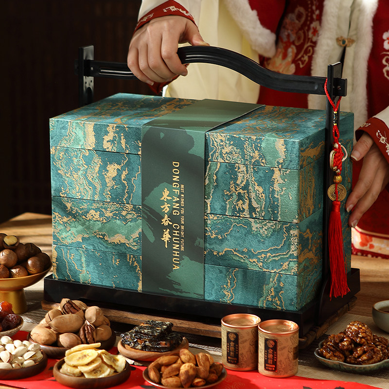 坚果礼盒装零食大礼包春节送人送长辈走亲戚送领导团购