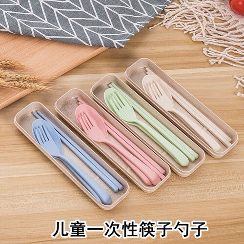 儿童一次性餐具筷子勺子
