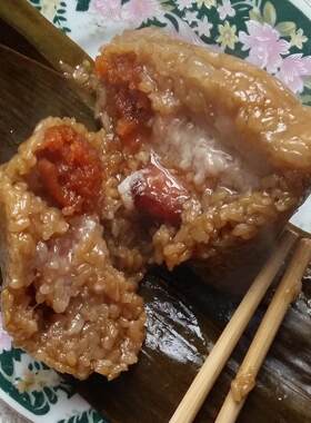 苏州长珍粽子【蛋黄双肉粽】【蛋黄四肉粽】美食特产  端午节粽子