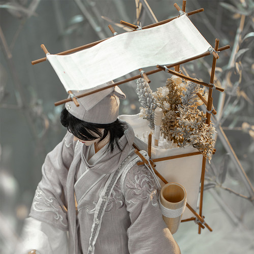 【配件包】Ringdoll戒之人形 妄语书生背篓材料包 原创BJD娃SD