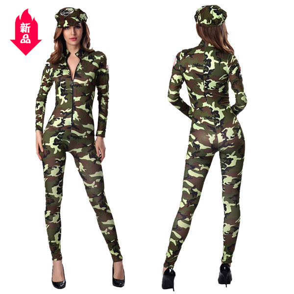 夜店新款迷彩派对服 女长款美国迷彩军队服装 野外训练野战游戏服在类目 女装/女士精品, 唐装/民族服装/舞台服装, 民族服装/舞台装中 - 来自Buy2taobao.com提供专业的淘宝代购服务