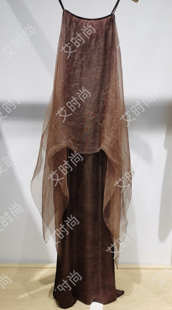 2024春夏款 国内代购 拼纱飘逸吊带裙B90801117 Me读我专柜正品 Read