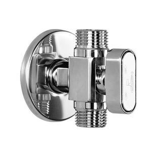 潜水艇一进二出球阀 全铜大流量全开角阀双出水洗衣机水龙头阀门