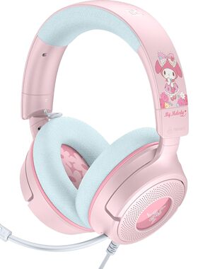 Razer/雷蛇KRAKEN V4 X有线游戏耳机 My Melody版 PS5/PC/Mac新款