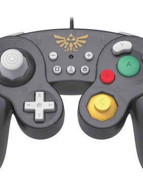 HORI Zelda 有线游戏手柄 Switch战斗手柄 塞尔达版 GameCube风格