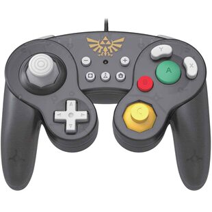 HORI Zelda 有线游戏手柄 Switch战斗手柄 塞尔达版 GameCube风格
