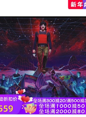 Razer/雷蛇 巨人速度 游戏鼠标垫 抗磨损缝合布 Dr. Disrespect版