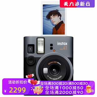 Fujifilm/富士Instax Mini 41拍立得 复古 即时成像相机 黑色新款