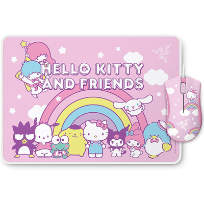 雷蛇有线鼠标+垫HelloKitty版