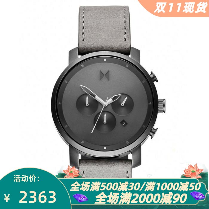 MVMT男士手表石英机芯皮带
